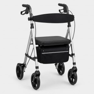 Folding Rollator Walker with Seat